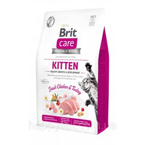 Корм сухой Brit Care Cat Grain Free Kitten Healthy Growth and Development для котят для здорового роста и развития 2