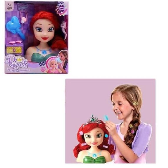 Манекен для причесок Принцесса 2615 Розовый