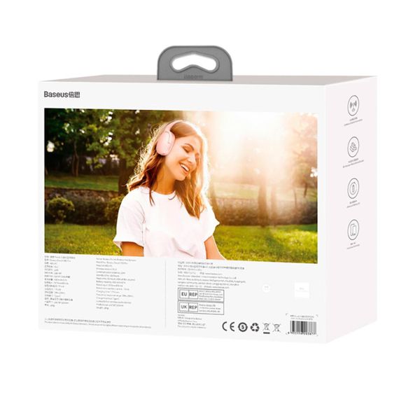 Бездротові навушники Baseus Encok Wireless headphone D02 Pro Pink | Зображення 2