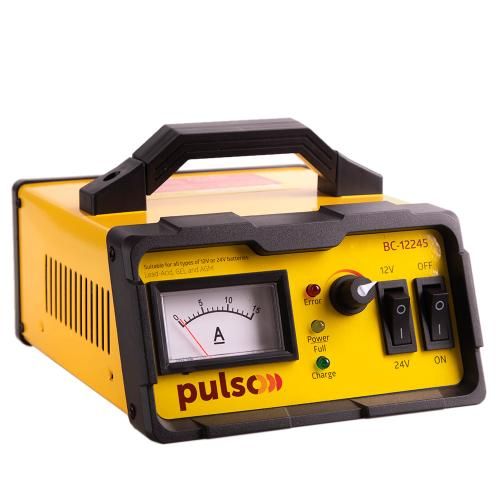 Зарядний пристрій PULSO BC-12245 12-24V/0-15A/5-190AHR/LED-Ампер./Iмпульсний | Зображення 6