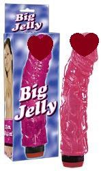 Вібратор BIG JELLY малиновий Sex Aura