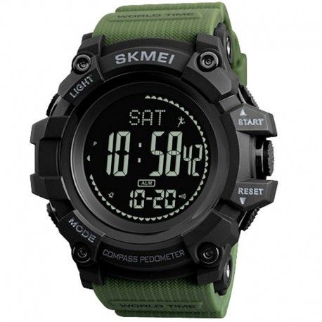 Годинник S2kmei 1356AG Army Green + Compass