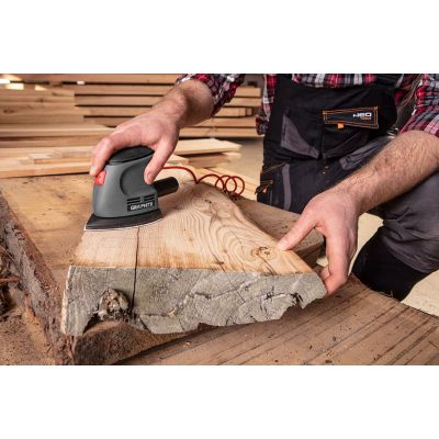 Шлифовальная машина Graphite вибрационная Delta 105W, 140х140х97, 24000цв/мин (59G335) | Зображення 7