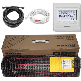 Комплект двожирного нагріваного мат Ryxon HM 200 W/m2($3.5 мм)+терморегулятор програмованого EcoReg M6.71 2