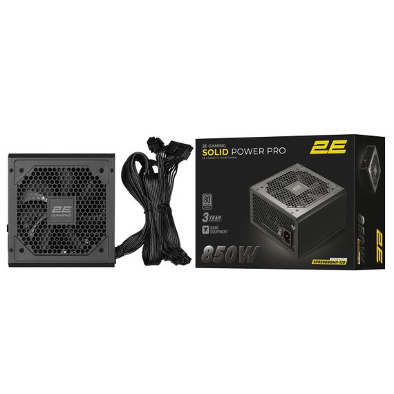 Блок питания 2E GAMING Solid Power Pro ATX3.1 GEN5.0 (850W) 2E-SP850BRSMII-120 | Зображення 2