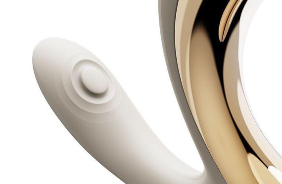 Вибратор-пульсатор с вакуумной насадкой Zalo – Talis G-Spot PulseWave Vibrator Ivory White Sex Aura | Зображення 3