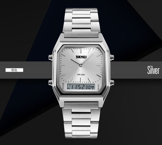 Наручний годинник Skmei 1220SI Silver | Зображення 3