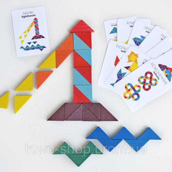 Деревянная игра "Треугольная мозаика" Kupik 900194 | Зображення 4