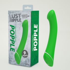 Класичний вібратор Chisa Lust Ripple Popple, силіконовий, зелений Sex Aura