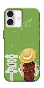 Чохол з картинкою Travel girl для Apple iPhone 16 Plus