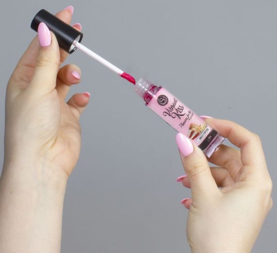 Блиск для губ з ефектом вібрації Secret Play - LIP GLOSS Vibrant Kiss Sweet Popcorn, 6 грам Sex Aura | Зображення 2
