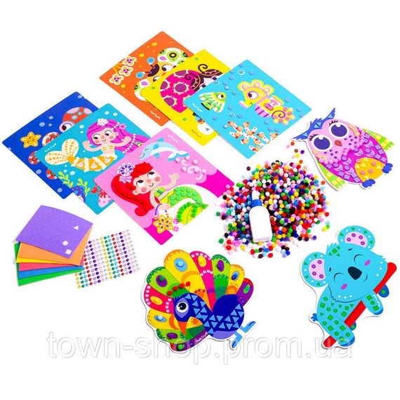 Набор для творчества "Creative Box Сова" VT4433-08, 9 картинок | Зображення 1