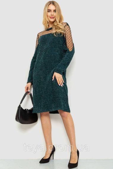 Плаття вільного крою, колір зелений, розмір XL FA_008204 | Зображення 1