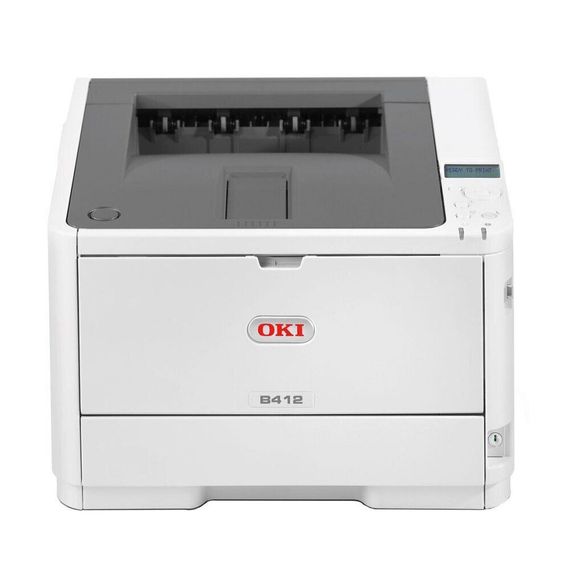 Принтер OKI B412dn / Лазерний монохромний друк / 1200 x 1200 dpi / A4 / 18 стор/хв / USB 2.0, Ethernet / Duplex б/в
