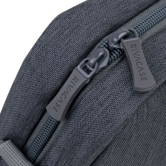 Сумка для ноутбука RivaCase 14" 7522 (Dark Grey), Колекція "Prater", темно-сірий | Зображення 7