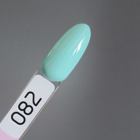 Гель-лак Toki-Toki № 082 бірюзовий із блакитним відтінком 5мл