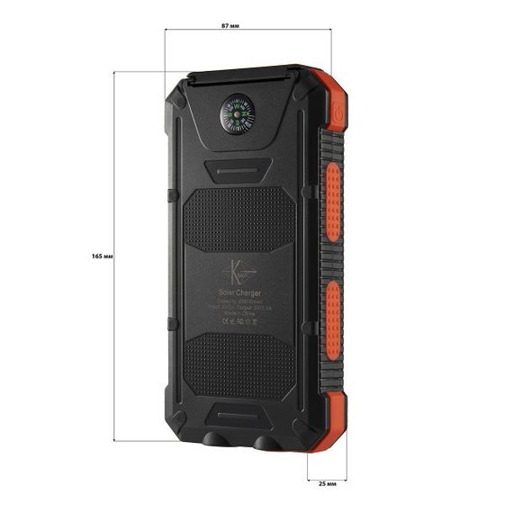 Павербанк 20000 mAh із сонячною панеллю КВАНТ SC17-2 | Зображення 4