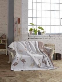 Плед Belizza Pelikan kahve 200х220см