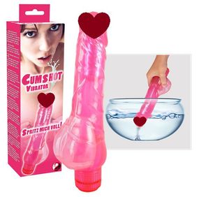 Вибратор розовый CUMSHORT sexstyle