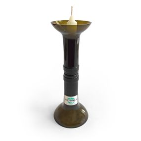Подсвечник Mazhura MZ-726847 20.5 см зеленый