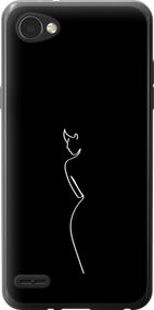 Чехол на LG Q6 Силуэт1 "4590u-1094-17620"