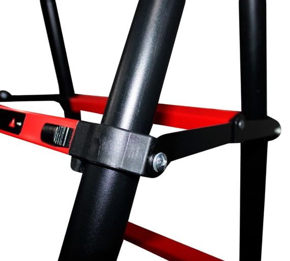 Телескопічна стрем'янка GTM KME5045B алюмінієва, 4 сходинки 1400 мм (39422) | Зображення 2