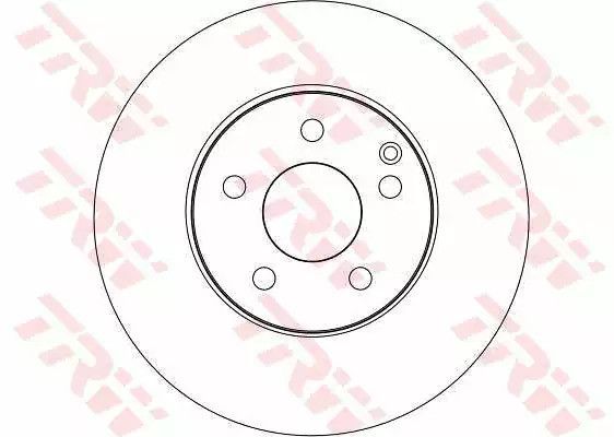 Гальмівний диск, mb w211 02-09/s211 03-09 TRW (DF4261) | Зображення 1