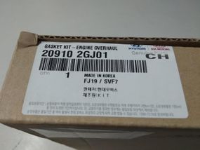 Прокладки двигуна (повний к-кт) Hyundai/KIA 2.4 G4KE, MOBIS (209102GK01) + сальники (20910-2GK01)