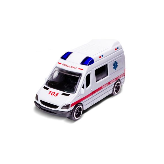 Автомодель детская Скорая помощь TechnoDrive 250421CG-3 масштаб 1:64 | Зображення 2