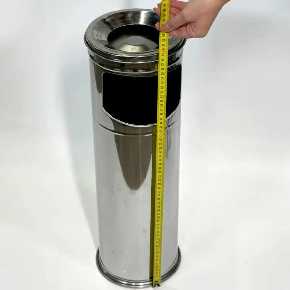 Підлогова урна з попільничкою Maxiflow хром 19х60 см (4418.1960S.430.00) | Зображення 7