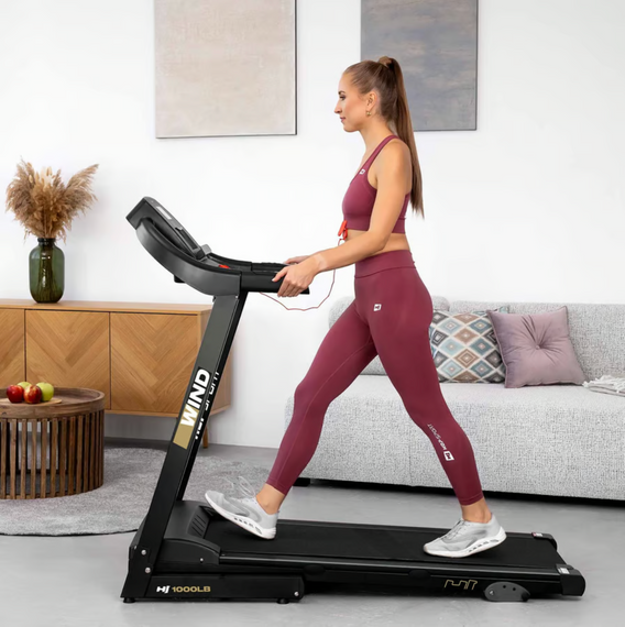 Бігова доріжка Hop-Sport HS-1000LB Wind сірий | Зображення 9