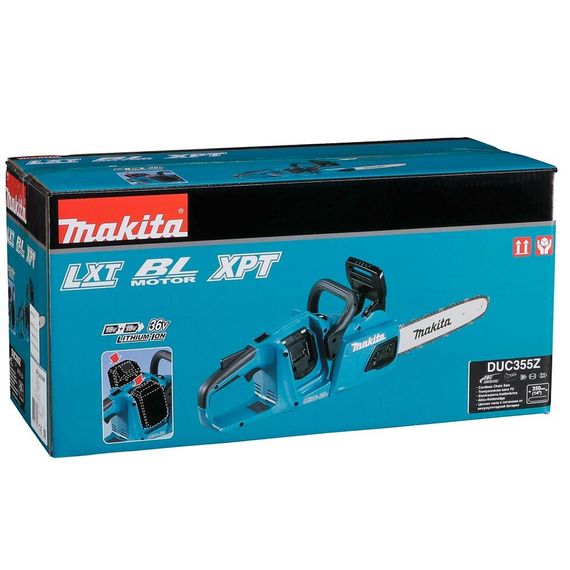 Пила ланцюгова акумуляторна Makita DUC355Z (без акумуляторів та зарядного пристрою) | Зображення 2