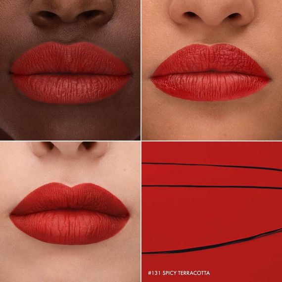 Жидкая матовая помада Sephora Cream Lip stain - 131 Spicy Terracotta (5 ml) | Зображення 1