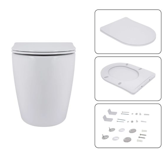 Набір Qtap Nest 4 в 1 підвісний унітаз Robin Ultra Quiet 520x365x365 + комплект інсталяції QT13332381AW47501 | Зображення 3