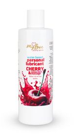 Водний лубрикант 2в1 для інтимної близькості та масажу MyLove Aroma Series Cherry (Вишня), 300 мл Sex Aura
