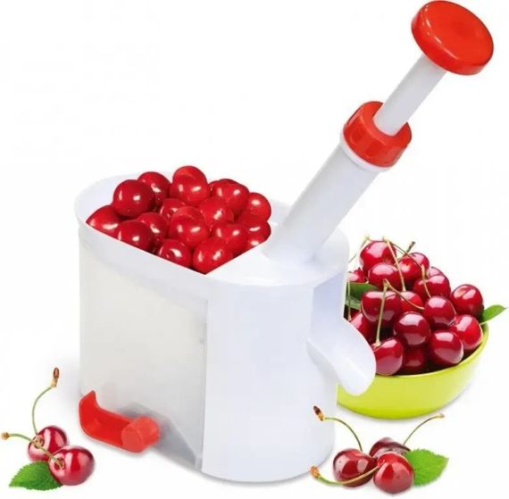 Машинка для удаления косточек из вишни (Cherry and Olive corer) Вишнечистка UKC | Зображення 1