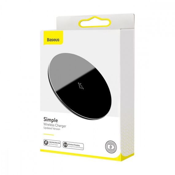 Бездротовий ЗП Baseus Simple 15W (Type-C version) | Зображення 1