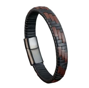 Чоловічий шкіряний браслет Primo Cowboy Lux 21 - Black
