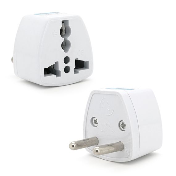 Перехідник на євророзетку TEFAL EU White, 2pin, 250V, 10A, в упаковці 20 штук, ціна за штуку, Q1000