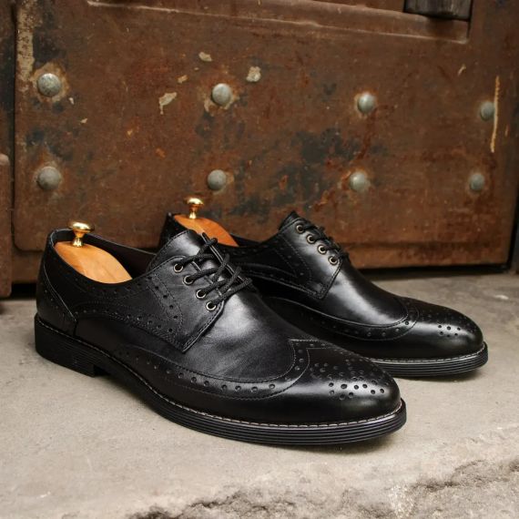 Мужские кожаные броги – база в гардеробе. Выбирай мужские броги туфли 44 размер | Зображення 4