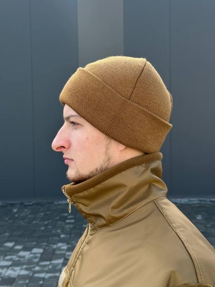 Шапка в'язана з відворотом | Зображення 9