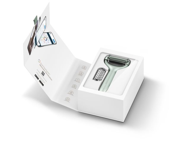 Електронний ролер для обличчя та тіла з мікроголками GESKE MicroNeedle Face&Body Roller 8в1 green | Зображення 8