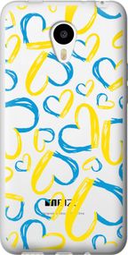 Чехол на Meizu M1/M1 mini Сердца UA "5292u-188-17620"