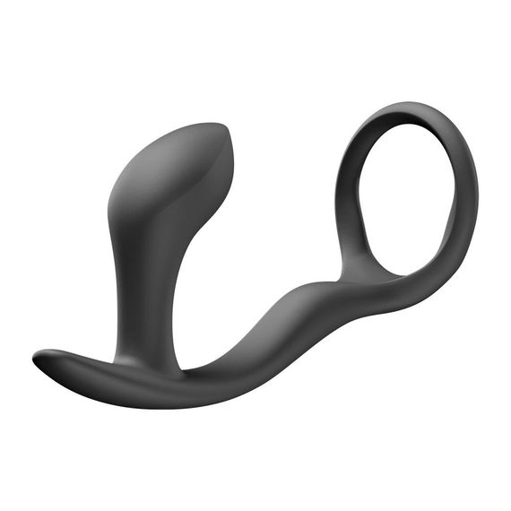 Анальна пробка з ерекційним кільцем Fun Factory BOOTIE RING Black | Зображення 2