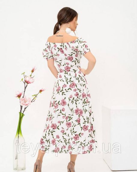 Плаття для жінок колір білий розмір XL FI_007691 | Зображення 2