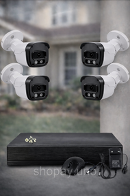 Комплект видеонаблюдения DVR KIT UCAM 4 камеры с регистратором / Комплект уличных камер с влагозащитой