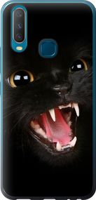 Чехол на Vivo Y17 Чёрная кошка "932u-1447-17620"