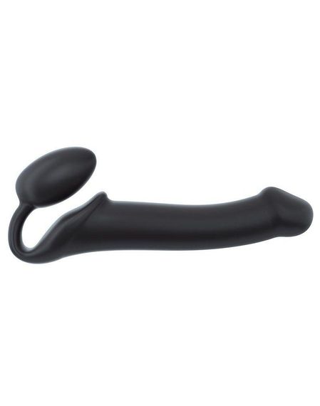Безремінний страпон Strap-On-Me Black L, повністю регульований, діаметр 3,7 см Sex Aura | Зображення 1