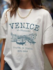 Футболка женская с принтом повседневная S Белая