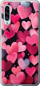 Чохол на Samsung Galaxy A90 5G Сердечка 4 із силікону FCh_019858